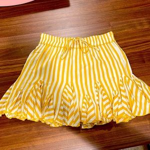 Selfie Leslie striped hello mini skirt size: Large/12